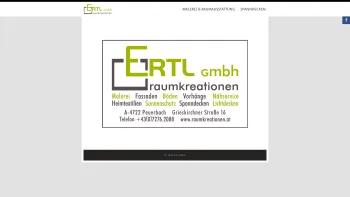 Website Screenshot: Ertl GmbH - Ertl Raumkreationen - Date: 2023-06-26 10:19:47