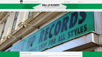 Website Screenshot: Doris Rave Up Records Specialist Independent Shop for all Styles LP/CD/12inch/7inch/Rarities - Rave Up Records - Date: 2023-06-26 10:19:47