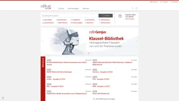 Website Screenshot: RDB Die Rechtdatenbank - Willkommen in der RDB Rechtsdatenbank - Date: 2023-06-26 10:19:47