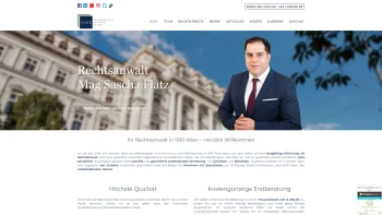 Website Screenshot: Rechtsanwalt Mag. Sascha Flatz - Ihr Rechtsanwalt in Wien und Umgebung | Mag. Sascha Flatz, 1010 Wien - Date: 2023-06-26 10:26:41