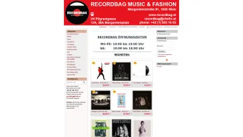 Website Screenshot: Recordbag - Recordbag Musik & Fashion - Date: 2023-06-26 10:19:50