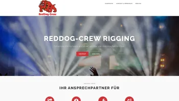 Website Screenshot: Red Dog Crew - reddog-crew.com – STAGECREW, RIGGING & MORE - Date: 2023-06-15 16:02:34