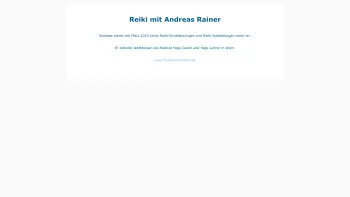 Website Screenshot: Reiki mit Sabine & Andreas - Reiki in Wien - Reiki-Therapie in Einzelsitzungen - Date: 2023-06-26 10:19:56