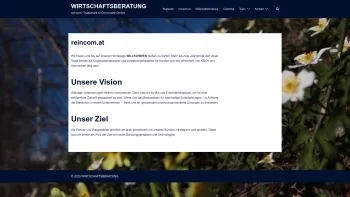 Website Screenshot: reincom reiner communication agency - WIRTSCHAFTSBERATUNG – reincom* Trademark of Convocare GmbH - Date: 2023-06-15 16:02:34