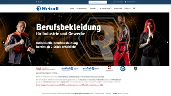 Website Screenshot: Reindl Gesellschaft m.b.H. Berufsbekleidung & Arbeitsschutz - Home - REINDL Arbeitskleidung & Arbeitsschutzartikel - Date: 2023-06-26 10:19:56