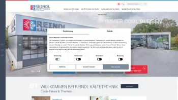 Website Screenshot: Reindl-Kältetechnik Gesellschaft mit beschränkter Reindl Kältetechnik - Reindl Kältetechnik - Date: 2023-06-26 10:19:56