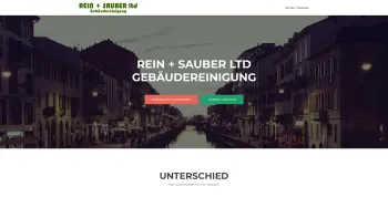 Website Screenshot: REIN + SAUBER Service GmbH - REIN + SAUBER LTD – Gebäudereinigung - Date: 2023-06-26 10:19:56