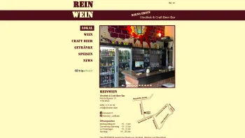 Website Screenshot: REINWEIN Vinothek & Craft Bier Bar - REINWEIN | Vinothek & Craft Beer Bar - Date: 2023-06-14 10:44:45