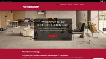 Website Screenshot: Reisegger Fliesen GmbH - REISEGGER FLIESEN Gmbh aus Senftenbach - Bezirk Ried i.I - Date: 2023-06-14 10:44:45