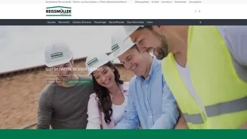 Website Screenshot: REISSMÜLLER Baugesellschaft m.b.H (Reißmüller) - Baumeister mit Handwerksqualität aus dem Waldviertel seit über 70 Jahren - Date: 2023-06-26 10:19:58