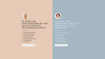 Website Screenshot: Zahnarztpraxis Dr. Reistenhofer - Zahnspangen - Kieferorthopädie - Zahnarzt - Wien | Home - Date: 2023-06-26 10:19:58