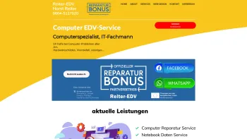 Website Screenshot: Reiter-EDV - Computer Reparatur Leoben | Reiter-EDV Computerspezialist - Date: 2023-06-14 10:44:45