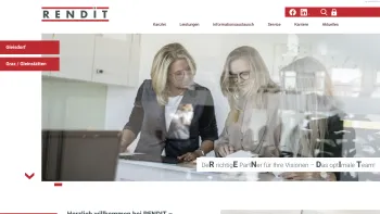 Website Screenshot: RENDIT Unternehmensberatungs-Gesellschaft m.b.H. - Startseite » RENDIT Steuerberatung Gleisdorf GmbH - Date: 2023-06-26 10:20:01