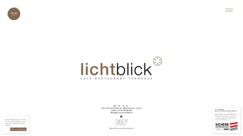 Website Screenshot: HerzlichRestaurant Lichtblick - Lichtblick – Cafe Restaurant Terrasse - Date: 2023-06-26 10:20:02