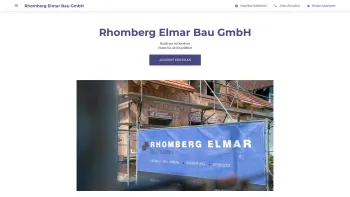 Website Screenshot: Rhomberg Elmar Bau GmbH - Rhomberg Elmar Bau GmbH - Baufirma in Dornbirn - Date: 2023-06-14 10:44:48