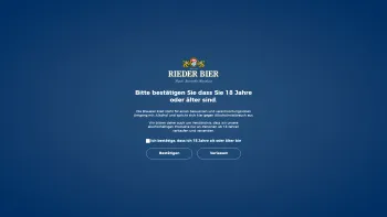 Website Screenshot: Brauerei Ried e. Gen. - Biertradition aus Leidenschaft | Brauerei Ried Getränke GmbH - Date: 2023-06-26 10:20:08