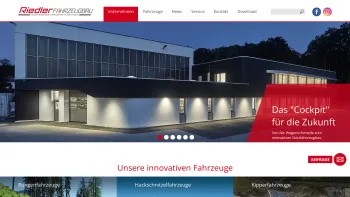 Website Screenshot: Ernst Riedler Fahrzeugbau- und VertriebsgesmbH - Startseite - Fahrzeugbau | Ernst Riedler Fahrzeugbau uVertriebs Gmb - Date: 2023-06-26 10:20:08