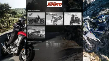 Website Screenshot: RIMATO - RIMATO Motorradvertriebs GmbH , Poststraße 18 , 8724 , Spielberg - HONDA, Husqvarna, Vespa, Gebrauchte - Date: 2023-06-26 10:20:11