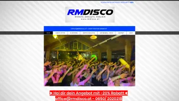 Website Screenshot: Mobil Disco on menu@rmdisco - RMDISCO - PARTYENTERTAINMENT - Date: 2023-06-26 10:20:14