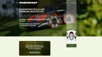 Website Screenshot: Robo Handels & Service GmbH - Roboschaf: Rasenroboter und Mähroboter - Date: 2023-06-26 10:20:14