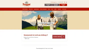 Website Screenshot: Hotel Pension Roggal - Hotel Appartement Roggal - Date: 2023-06-26 10:20:17