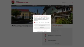 Website Screenshot: Gemeindeamt Gemeinde Roitham Herzlich - Roitham am Traunfall - GEM2GO WEB - Home - Date: 2023-06-26 10:20:17