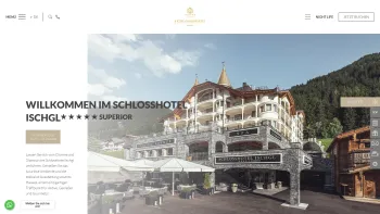 Website Screenshot: Schlosshotel Romantica in Ischgl - Schlosshotel Ischgl 5-Sterne Superior Wellnesshotel direkt an der Skipiste: Schlosshotel Ischgl - Date: 2023-06-14 10:44:51