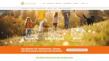 Website Screenshot: ROMOFLOW Handels GmbH - Romoflow - Mehlwurmzucht für nachhaltige Produkte. - Date: 2023-06-15 16:02:34