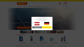 Website Screenshot: TECHNIK CENTER ROSEL - Technik Center Rosel Ges.mbH | 120 EP: Fachhändler in Österreich - Date: 2023-06-15 16:02:34