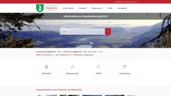 Website Screenshot: Gemeindeamt Feistritz im Rosengemeinde Feistritz - Marktgemeinde Feistritz im Rosental - Geko digital - Date: 2023-06-26 10:20:20
