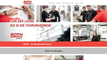 Website Screenshot: LUST AUF NEUES WOHNEN? www.roth-online.at - ROTH: Die Handwerksmeister - Date: 2023-06-26 10:20:21