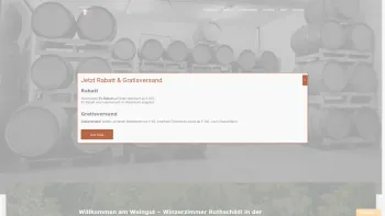 Website Screenshot: Anton Weingut Rothschädl - Weingut Winzerzimmer Rothschädl - Südsteiermark - Date: 2023-06-26 10:20:23