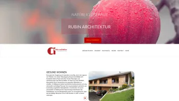 Website Screenshot: Architekturatelier Marina Rubin - Rubin-Architektur Planung und Energieausweisberechnung - Date: 2023-06-26 10:20:23