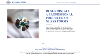 Website Screenshot: Rusi Kristall GmbH. - Rusi-Kristall - Date: 2023-06-26 10:20:26