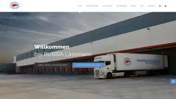 Website Screenshot: RUSSIA Fachspedition Dr. Lassmann GmbH - Home - Lassmann Russia Logistics - Date: 2023-06-26 10:20:26