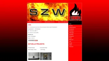Website Screenshot: Sicherheitstechnisches Zentrum West, Skorjanc Uwe - Home - www.s-z-w.at - Date: 2023-06-26 10:20:29