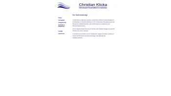 Website Screenshot: Sanitär-Sachverständiger Christian Klicka - Christian Klicka Sachverständiger, Wien, Installateur - Date: 2023-06-26 10:20:29