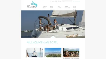 Website Screenshot: sail.at KREINDL Yachtcharter - sail.at KREINDL - die Surf- & Segelschule am Neusiedlersee - Date: 2023-06-26 10:20:31