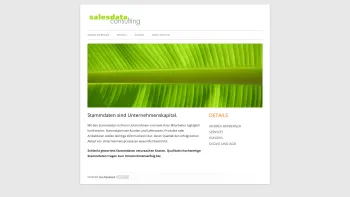 Website Screenshot: salesdata consulting - salesdata consulting e.U. – Homepage salesdata consulting e.U. - Date: 2023-06-26 10:20:32