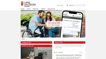 Website Screenshot: Amt der Salzburger Land Salzburg - Land Salzburg - Startseite - Date: 2023-06-14 10:44:57