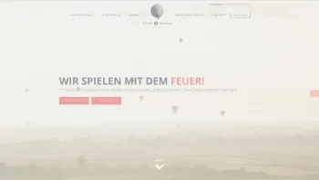 Website Screenshot: Salzburger Ballonfahrt Ballonfahren Salzburgs wunderschönem Seengebiet - ECCO! Ballooning, einzigartige Ballonfahrten in Salzburg - Date: 2023-06-26 10:20:35