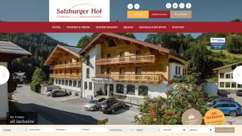 Website Screenshot: Hotel-Gasthof Salzburger Hof, Dienten am Hochkönig - 3 Sterne All Inklusive-Familienhotel Salzburger Hof in Dienten/Hochkönig - Date: 2023-06-26 10:20:35
