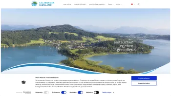 Website Screenshot: Salzburger Seenland Tourismus GmbH - Startseite - Salzburger Seenland - Date: 2023-06-26 10:20:35