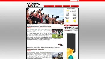Website Screenshot: salzburgLIVE.com Das Online-Magazin für Salzburg - Home - www.salzburgLiVE.com - Date: 2023-06-26 10:20:35