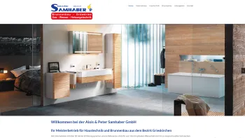 Website Screenshot: Alois & Peter Samhaber GesmbH - Samhaber GmbH - Ihr Installateur im Bezirk Grieskirchen - Date: 2023-06-14 10:44:57