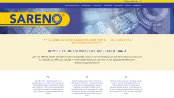 Website Screenshot: Sareno Objektisolierung Ges.m.b.H. & Co KG - Sareno Objektisolierung – Der Marktführer am Sektor Wärmedämmung - Date: 2023-06-26 10:20:38