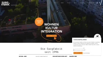 Website Screenshot: Sargfabrik Verein für Integrative Lebensgestaltung - Sargfabrik Wien | Sargfabrik - Date: 2023-06-14 10:44:57