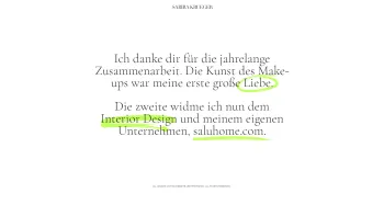 Website Screenshot: Sarira Krueger - Make-up Artist | Wien | Sarira Krüger - Date: 2023-06-26 10:20:38