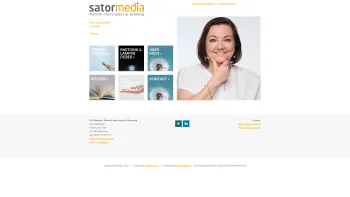 Website Screenshot: Satormedia Mag. Sigrid Sator - Satormedia Rhetorik Medien Training Kundenkontakt Lampenf | Satormedia - Medientraining und Rhetorik Salzburg - Date: 2023-06-26 10:20:38