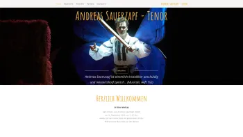 Website Screenshot: Andreas Sauerzapf - Andreas Sauerzapf Tenor - Date: 2023-06-26 10:20:41